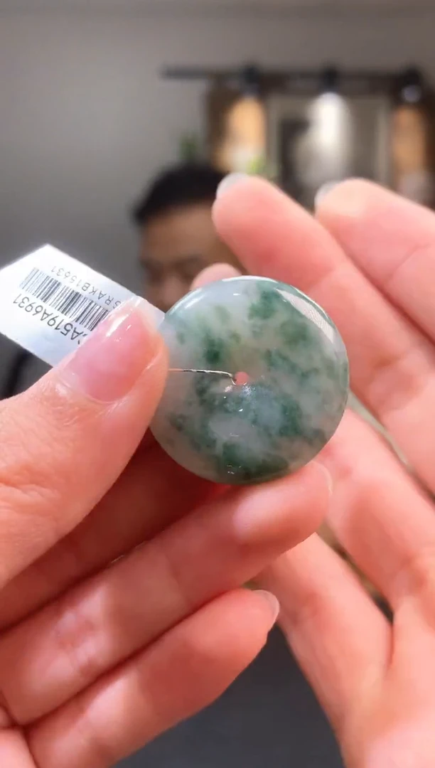 吊坠(不含链)未镶嵌翡翠71平安扣1025