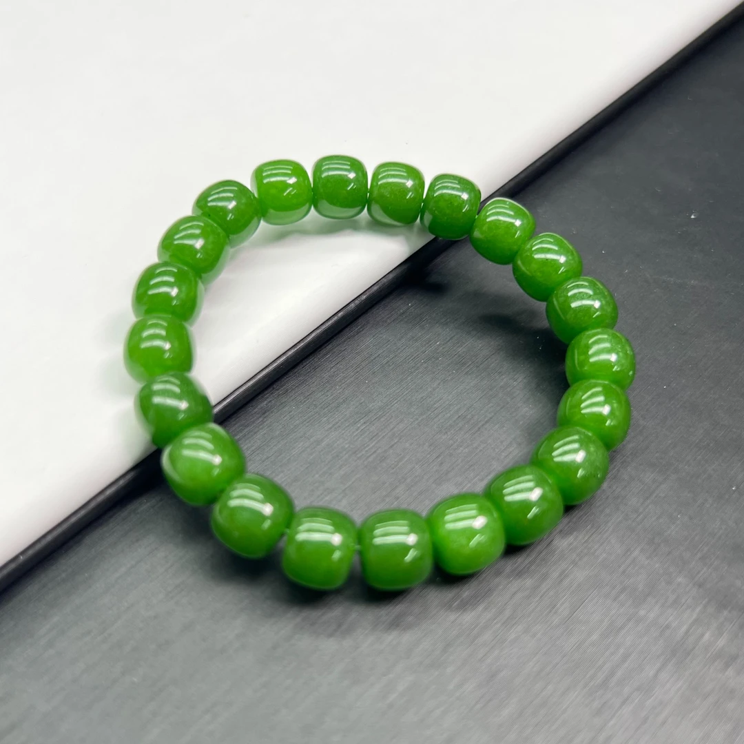 【小余总】菠菜直切10mm手串百搭 A238