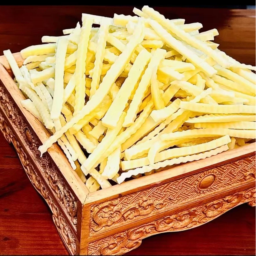 锡勒贝尔风干奶豆腐条早茶必备半斤奶疙瘩
