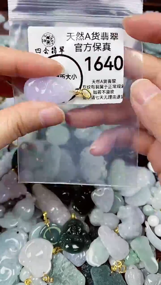 【闪购商品】翡翠颈饰未镶嵌天然A货翡翠1640