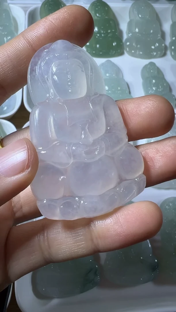 未镶嵌定制翡翠观音