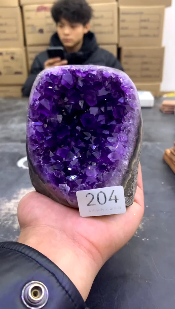 【闪购商品】水晶摆件未镶嵌天然高品质紫晶204