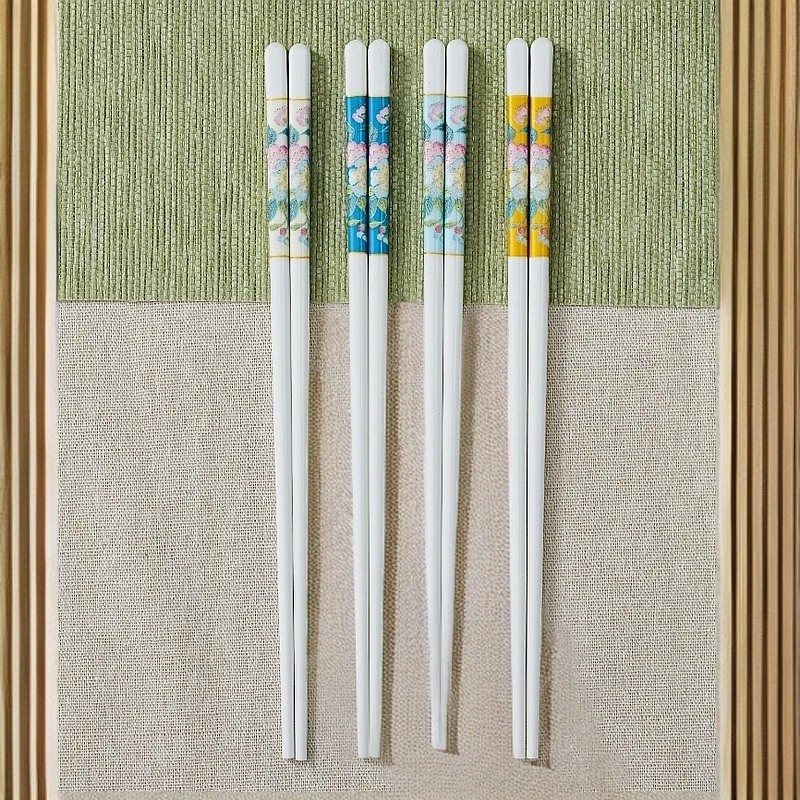 【奇居巍】骨瓷百鸟和鸣筷子4双 #F9508C