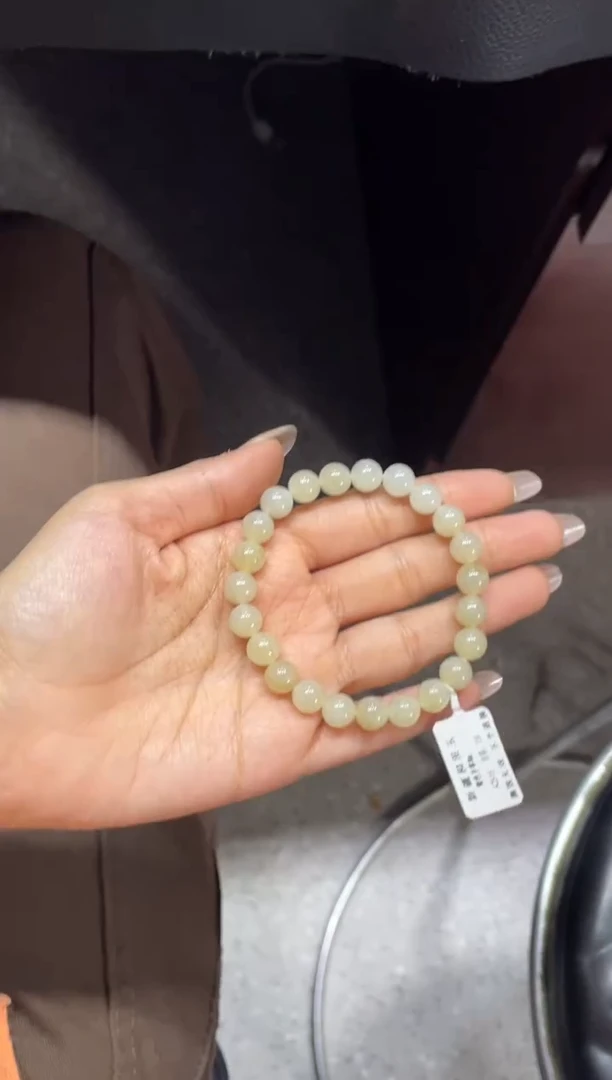 未镶嵌手串和田玉近矿青花手串（产地直发）