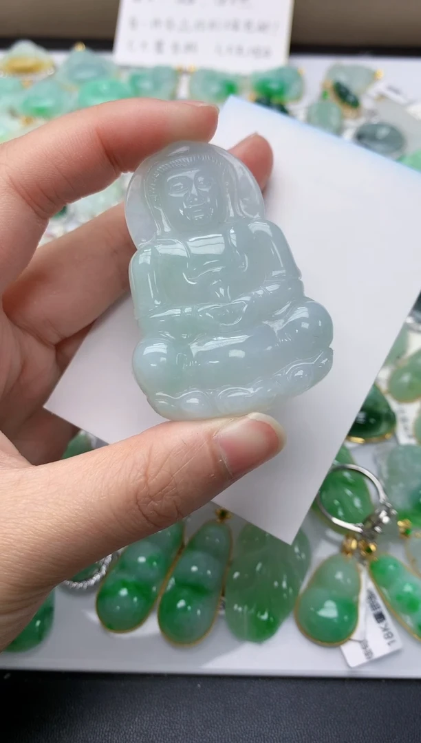 颈饰未镶嵌翡翠天然A货