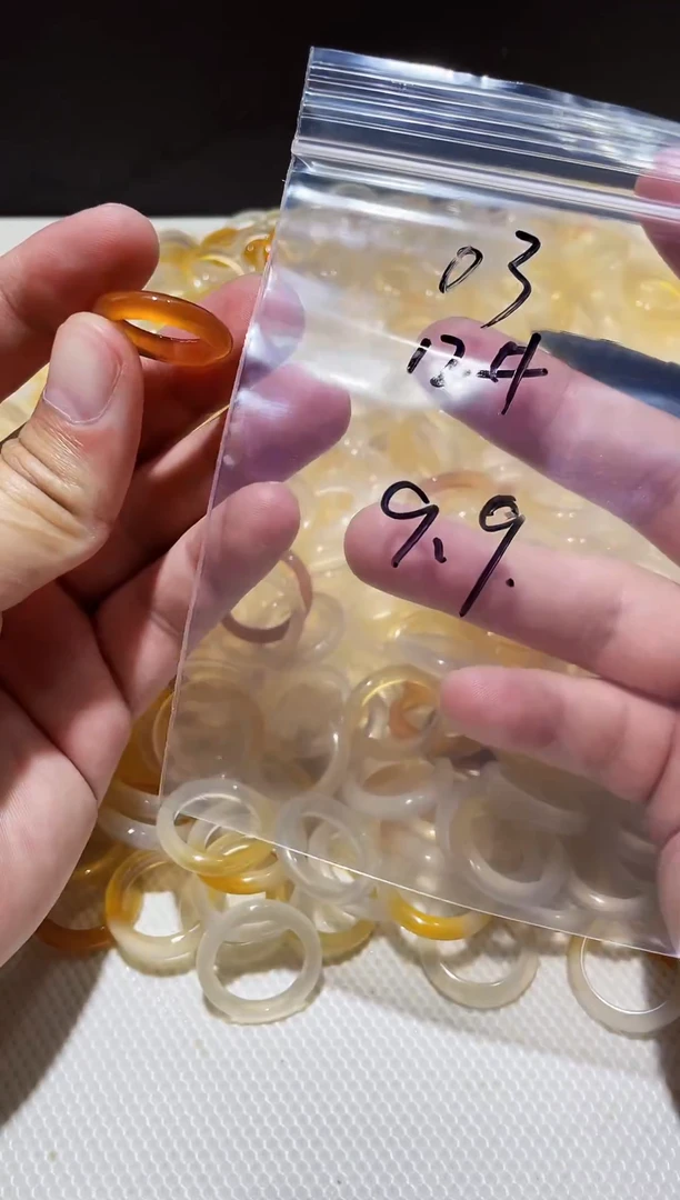 玛瑙/玉髓戒指未镶嵌03