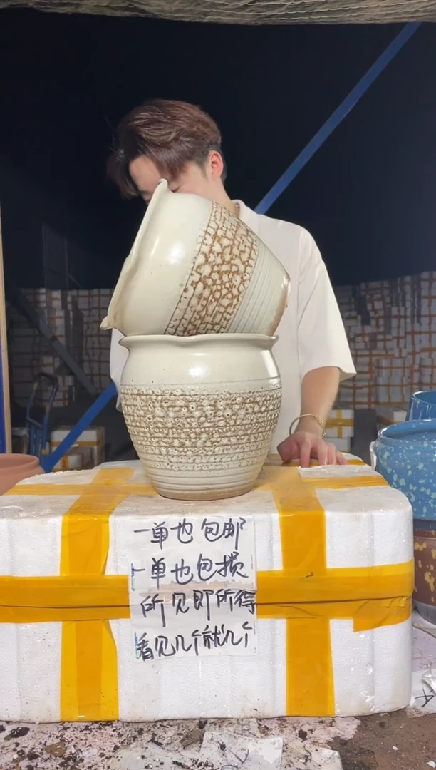 紫砂花盆紫砂花盆宜兴紫砂粗陶花盆18*19