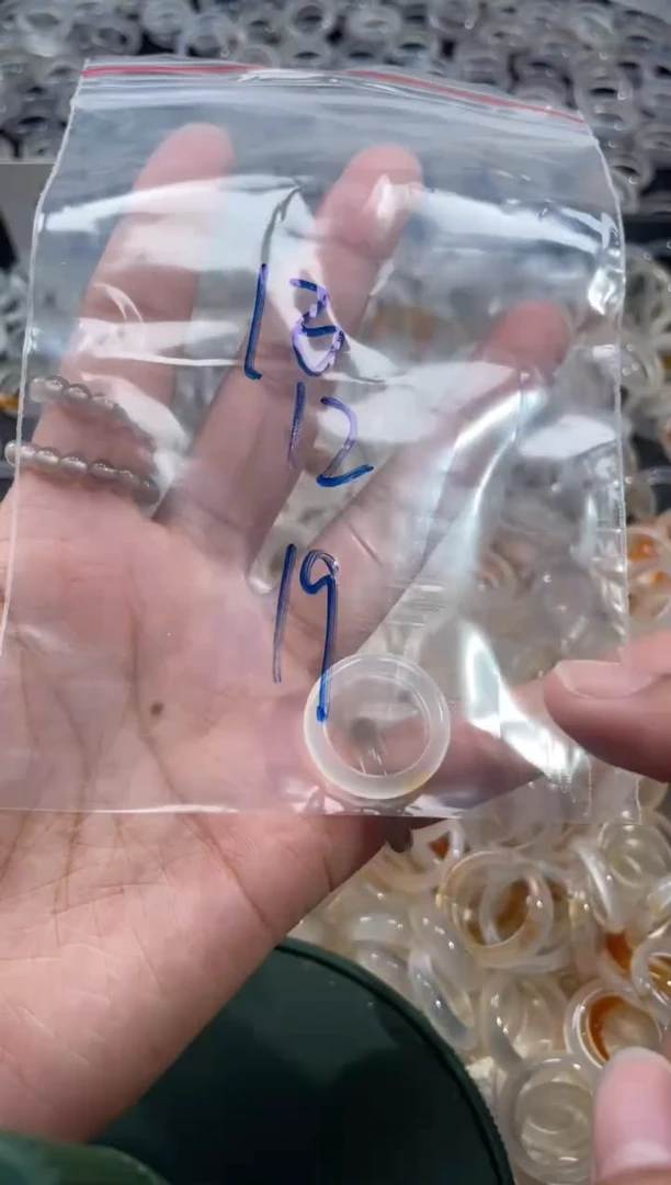 玛瑙/玉髓戒圈未镶嵌13