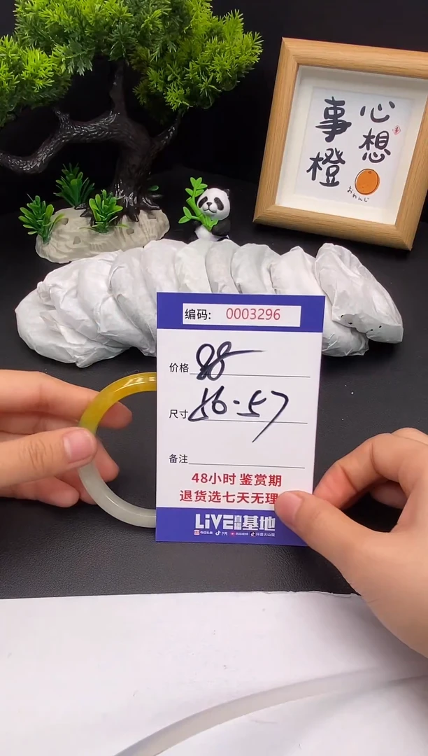 未镶嵌手镯翡翠0003296