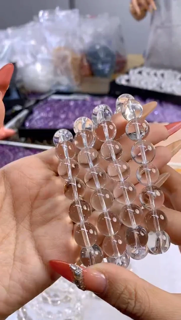 【闪购商品】水晶手串未镶嵌064/多样性发其一/卡12