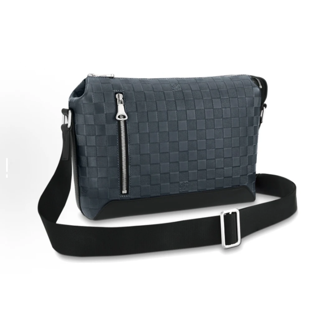 95新 LouisVuitton/路易威登 LV棋盘格小号邮差包/V21