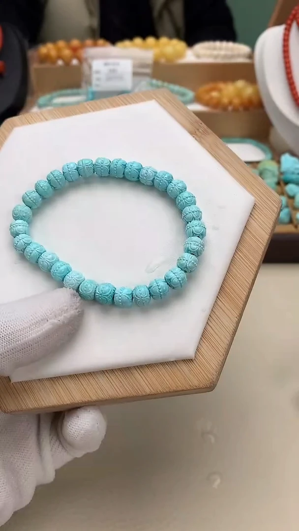 未镶嵌绿松石珠宝半成品103