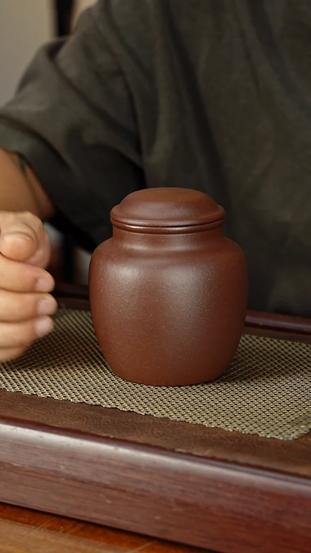 宜兴原矿紫砂茶叶罐