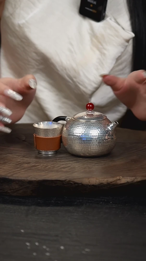 手工西施银壶+配1银杯