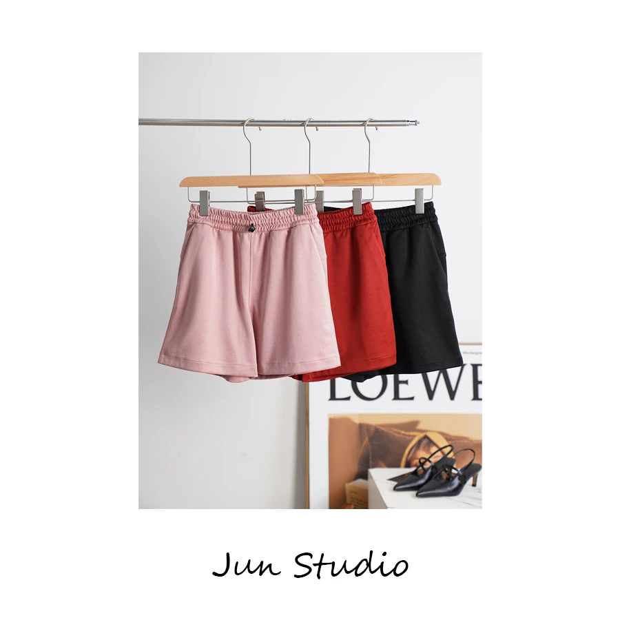 lulu - 三醋酸 空气感 运动风 休闲短裤