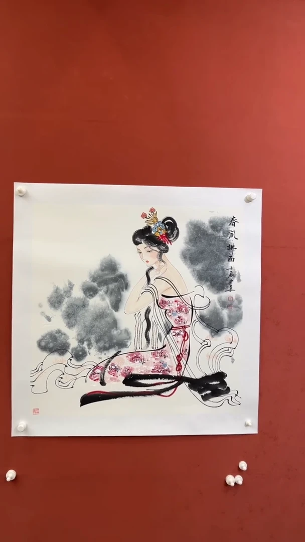 国画王建华老师现场创作 54