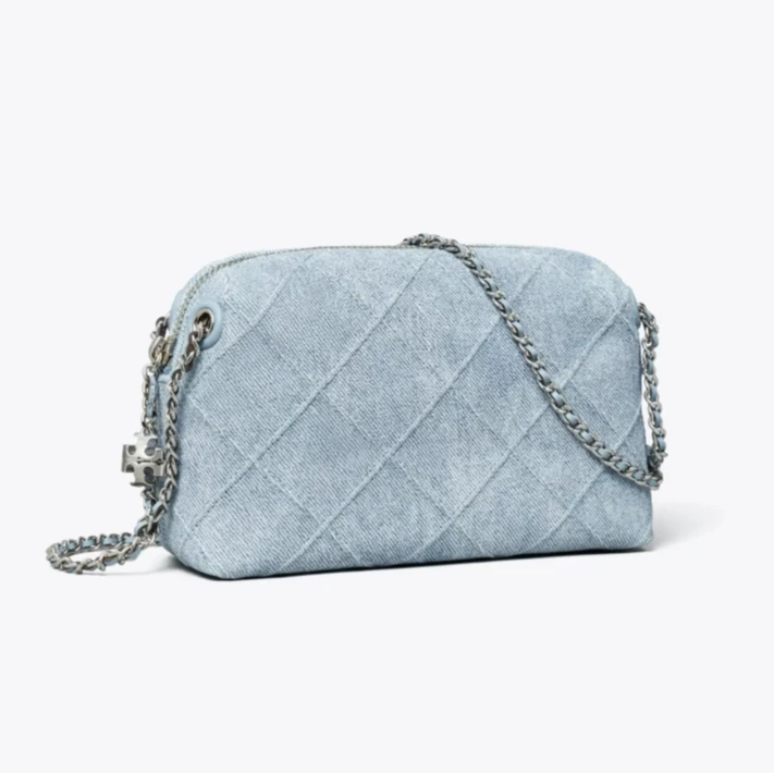 Tory Burch汤丽柏琦 预售 Fleming牛仔色斜挎包 174506-426