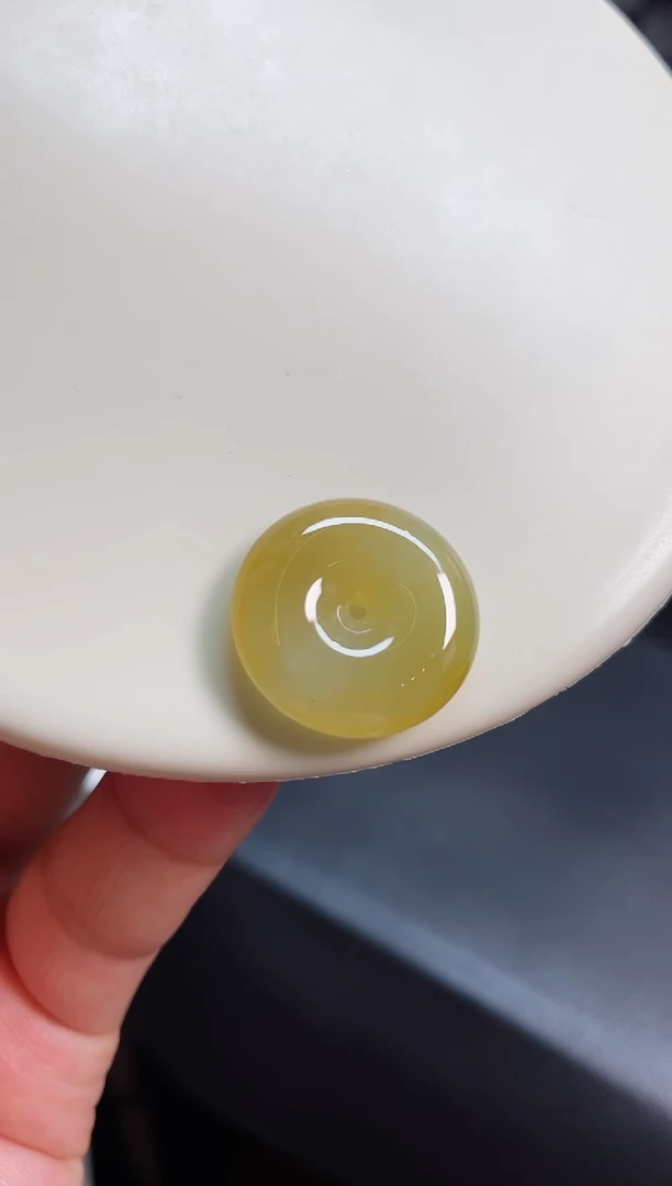 颈饰未镶嵌翡翠平安扣 尺寸 21.2    6mm