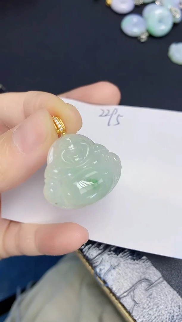 翡翠未镶嵌颈饰天然缅甸翡翠A货