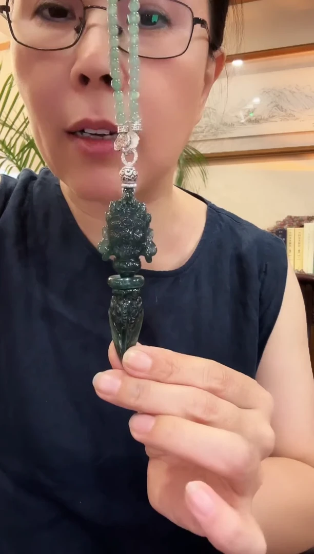 颈饰未镶嵌翡翠国风