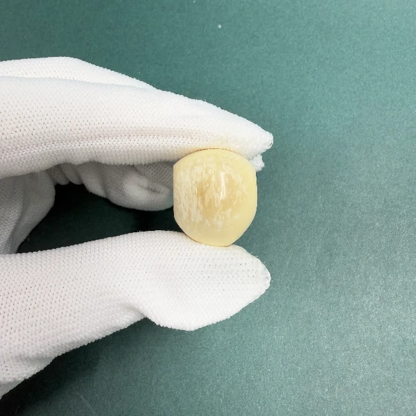 H5423天然猛犸牙 水滴三通支持鉴定 假一罚四