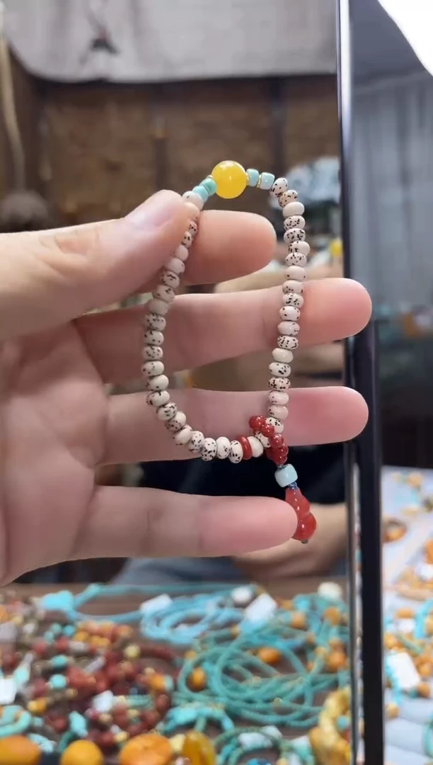 未镶嵌蜜蜡裸石发一件设计款