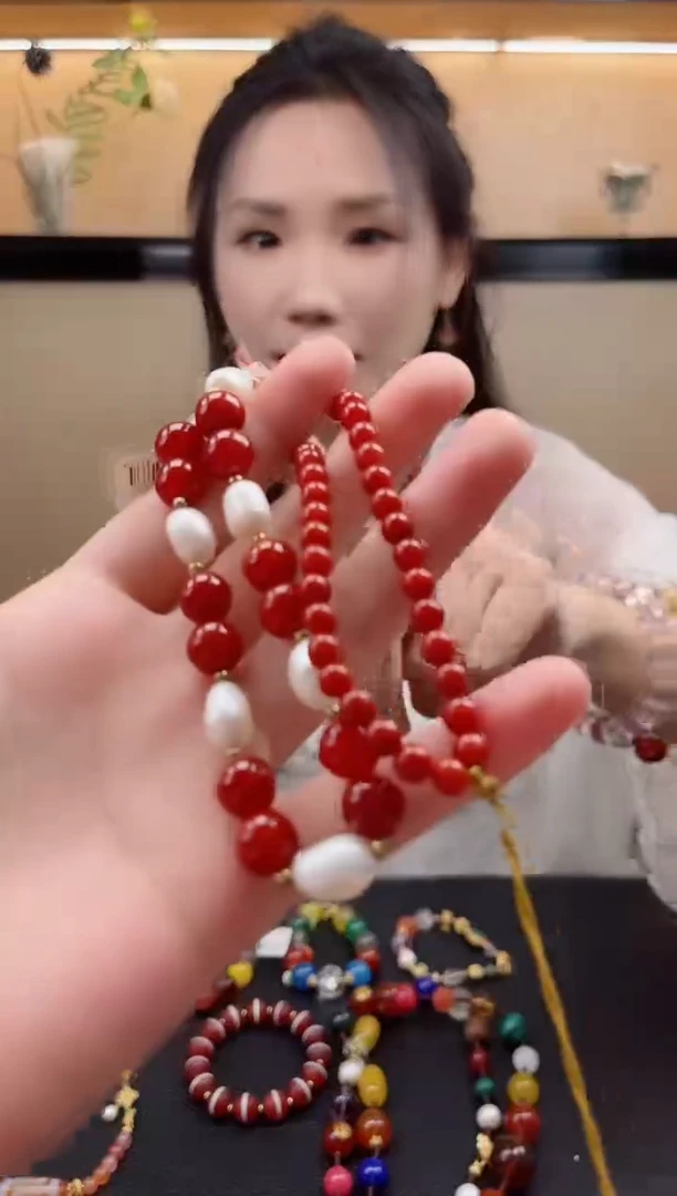 未镶嵌颈饰玛瑙/玉髓项链默认微瑕，介意勿拍！