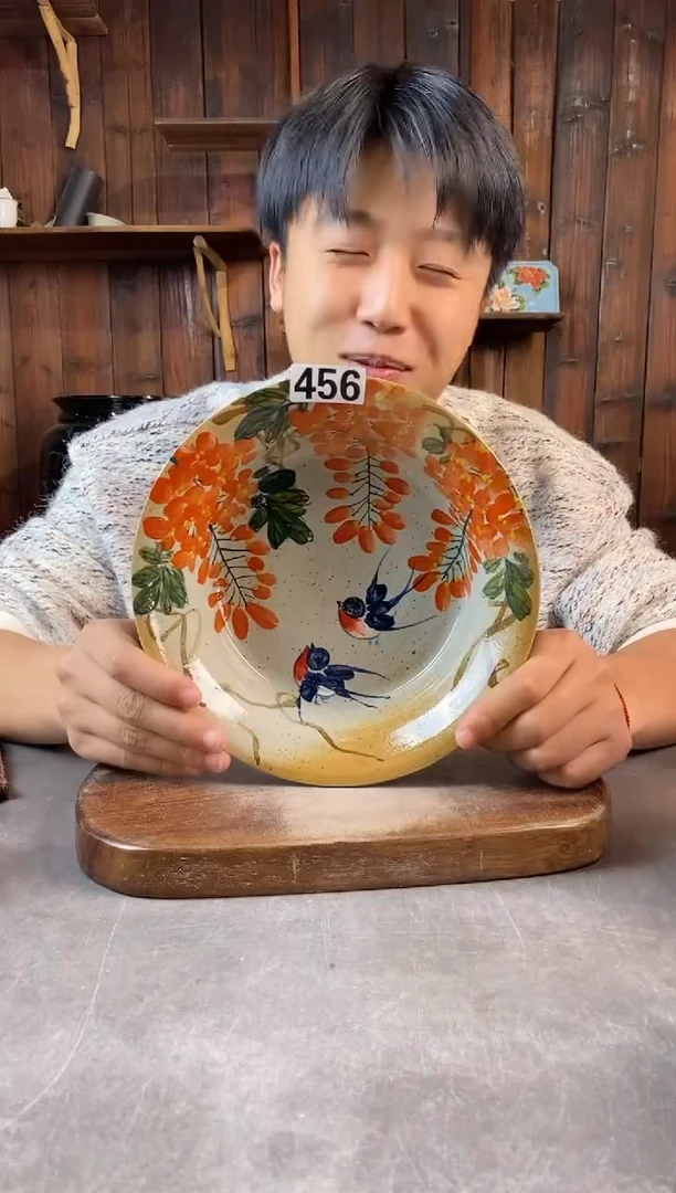 碗456开窑上新 手工手绘