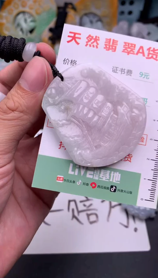翡翠未镶嵌吊坠(不含链)1