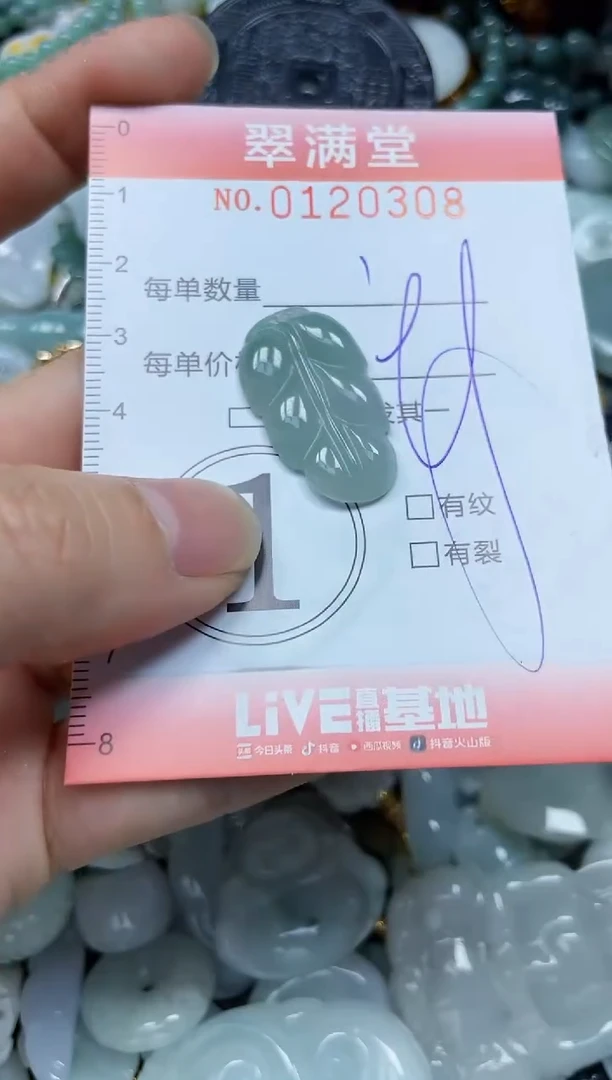 翡翠未镶嵌颈饰闪购0120308