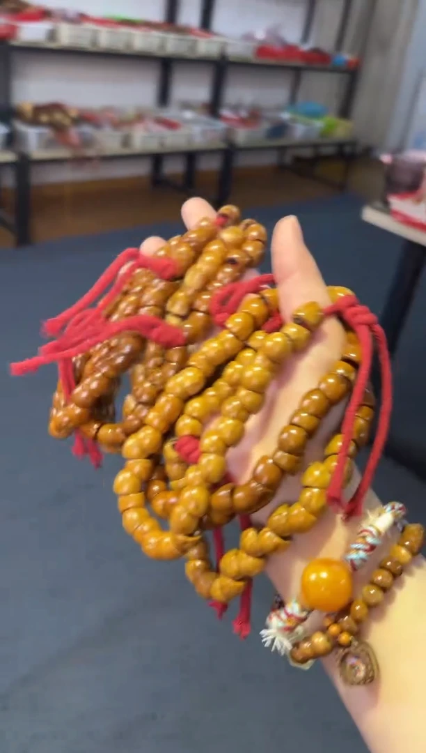 吊坠菩提根/象牙果   12mm紫金鼠年糕肠【手持】