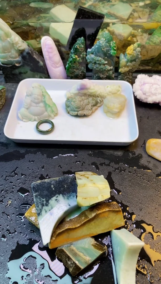 未镶嵌挂件翡翠天然翡翠062