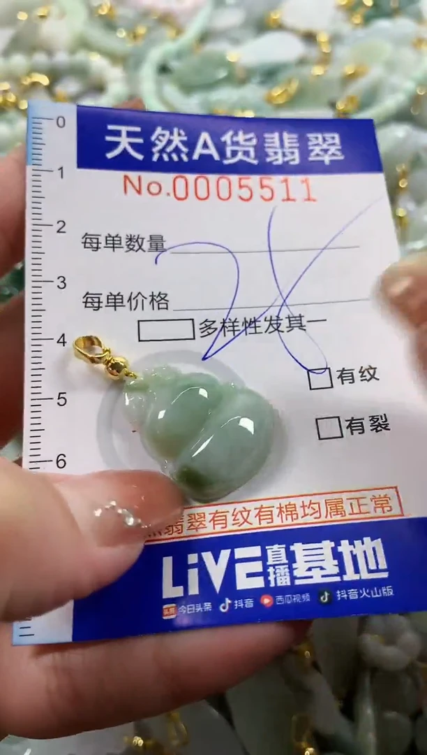 颈饰未镶嵌翡翠天然A货翡翠