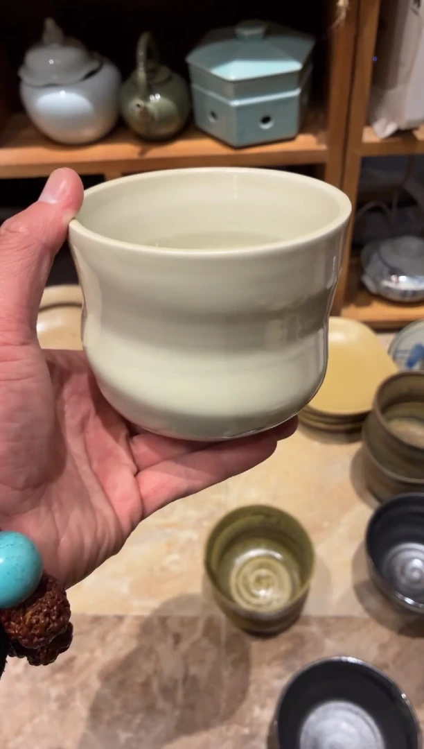 瓷片5寸定白扭扭碗（福利款）