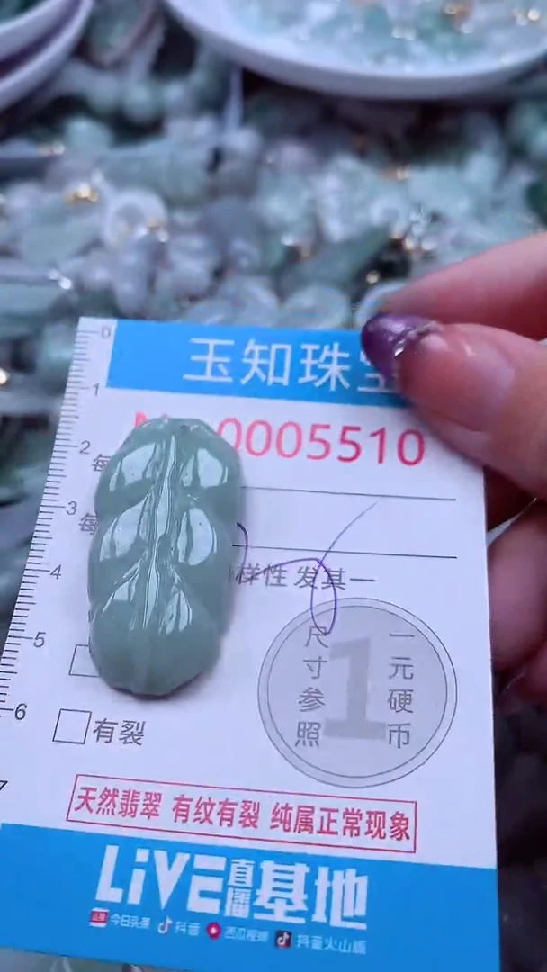 翡翠未镶嵌吊坠(不含链)5510