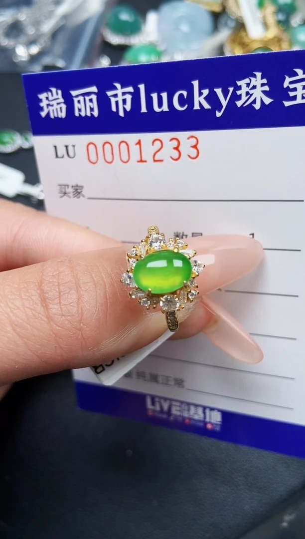 【闪购商品】翡翠颈饰银S925镶嵌1233