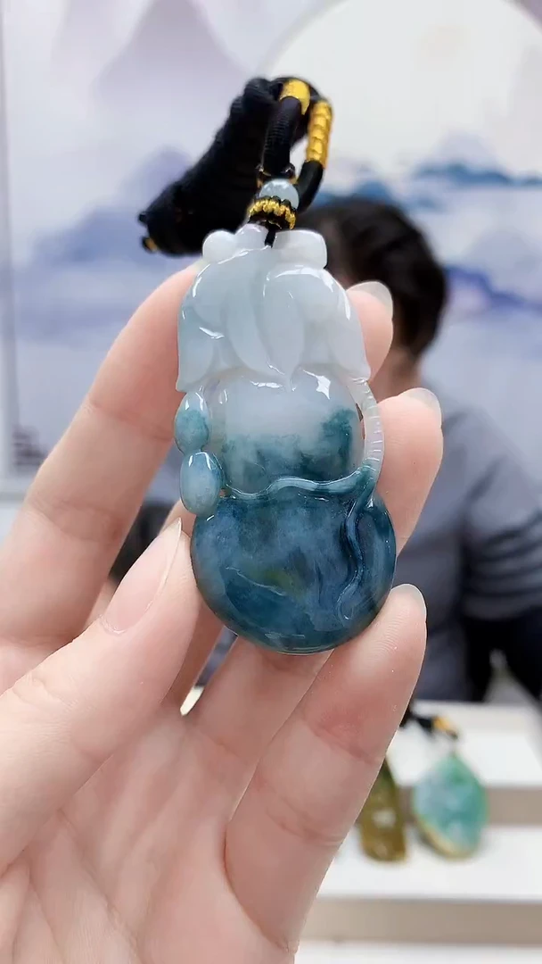未镶嵌定制翡翠5060ry-毛货挂件47