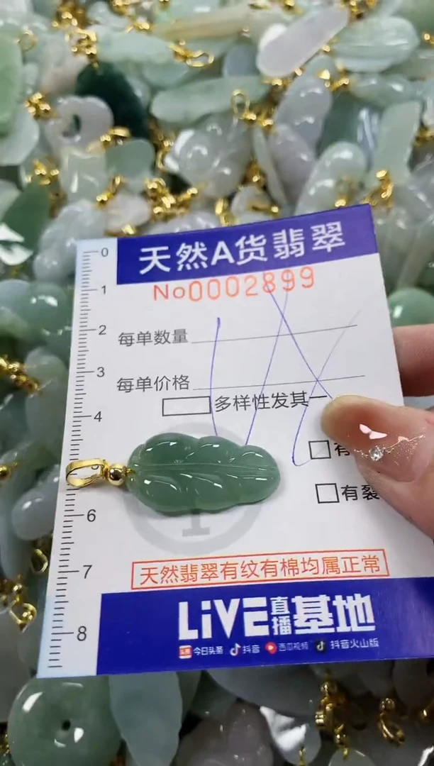 颈饰未镶嵌翡翠天然A货翡翠