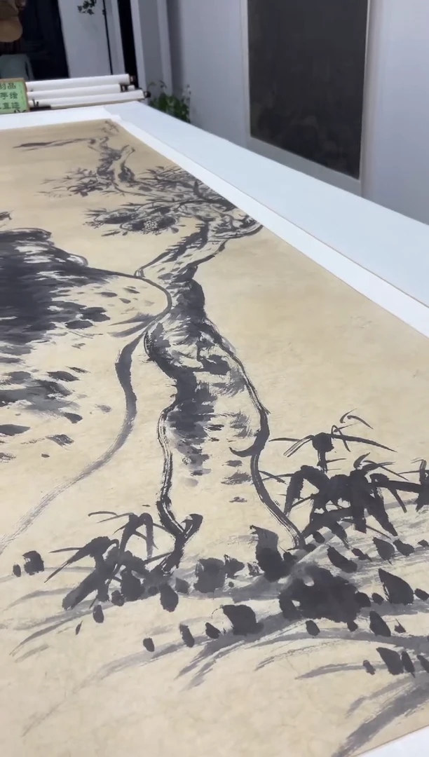 【复刻品】八大山人 花鸟四条屏-3