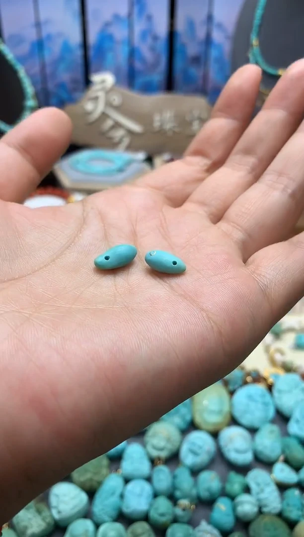 【闪购商品】绿松石挂件未镶嵌卡子