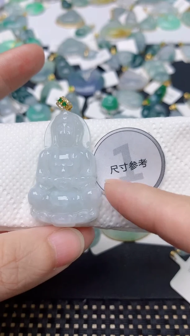 颈饰未镶嵌翡翠天然缅甸A货翡翠