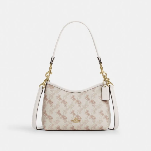 COACH蔻驰马车图案印花时尚百搭单肩包CCO37 IMCAH