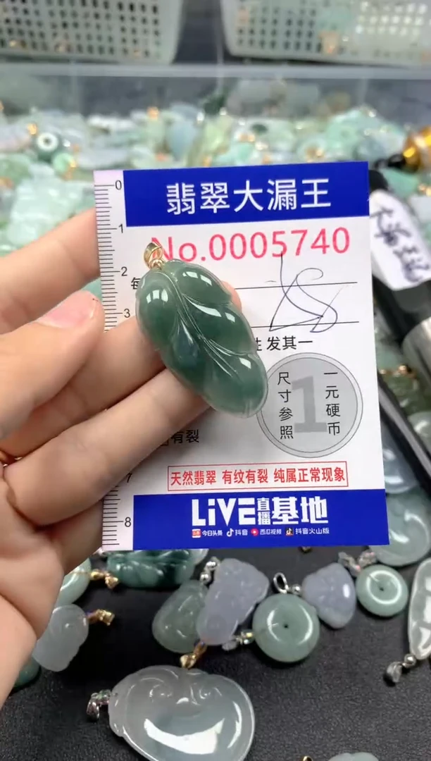 颈饰未镶嵌翡翠5740
