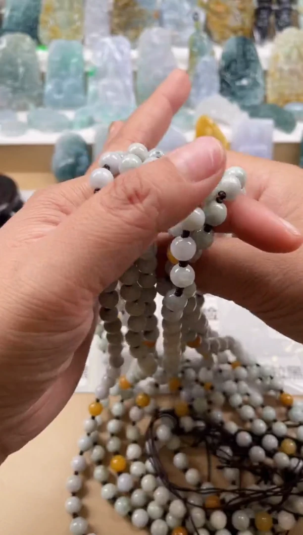 【闪购商品】翡翠颈饰未镶嵌天然缅甸A货翡翠233多样性发一