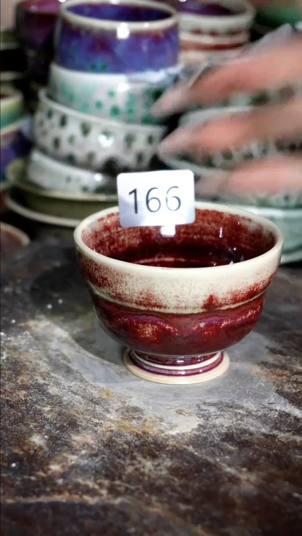 摆件精品窑变钧瓷茶器