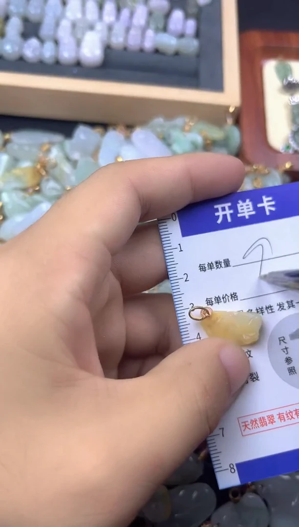 颈饰未镶嵌翡翠天然A货翡翠