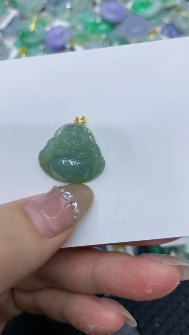 【闪购商品】翡翠颈饰18K金镶嵌222222222