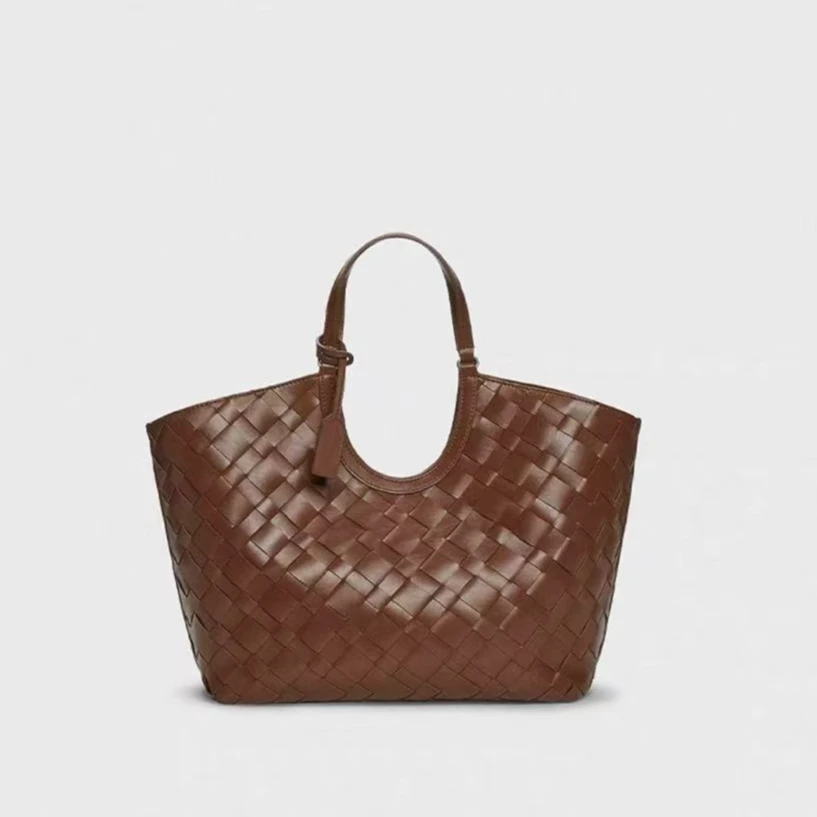 2025秋季新款复古编织大容量托特包腋下包