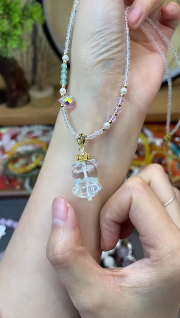 【闪购商品】水晶颈饰未镶嵌443手串