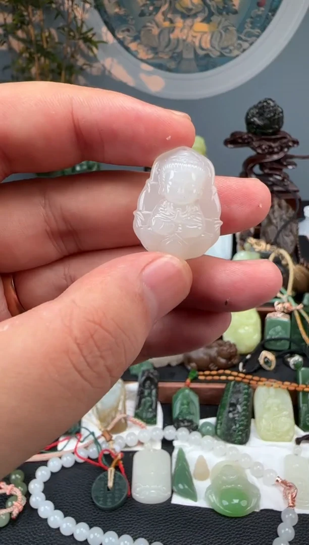 和田玉未镶嵌颈饰手****3和田玉